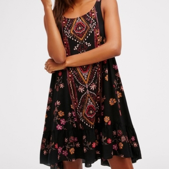 Free People Dresses & Skirts - Intimately Free People Annka Border Dress Black